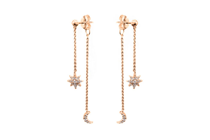 LEPOSA Earjacket rose vergoldet