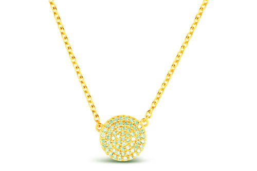 Leposa necklace yellow gold plated