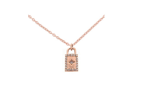 Leposa necklace rose plated
