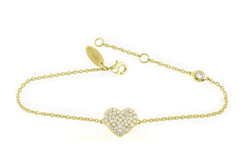 Leposa bracelet heart yellow gold plated
